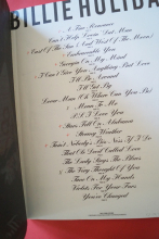 Billie Holiday - The Songbook Songbook Notenbuch Piano Vocal Guitar PVG