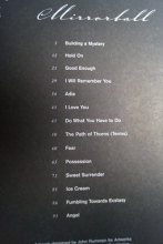 Sarah McLachlan - Mirrorball Songbook NotenbuchVocal Guitar