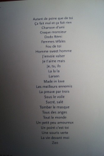 Zazie - 26 Chansons Songbook Notenbuch Piano Vocal Guitar PVG