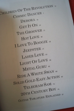 Marc Bolan & T. Rex - Best of Songbook Notenbuch Vocal Guitar