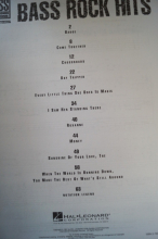 Best Bass Rock Hits Songbook Notenbuch Vocal Bass