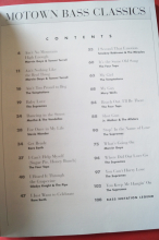 Motown Bass Classics Songbook Notenbuch Vocal Bass