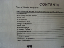 Tyrone Wheeler - Bass Lines Songbook Notenbuch Bass