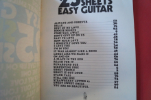 25 Easy Guitar Super Sheets Songbook Notenbuch Vocal Easy Guitar
