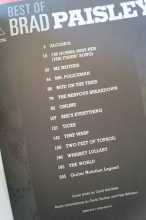 Brad Paisley - Best of Songbook Notenbuch Vocal Guitar