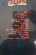 Busted - Chord Songbook Songbook Vocal Guitar Chords