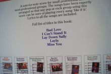 Eric Clapton - Rock Score Songbook Notenbuch für Bands (Transcribed Scores)