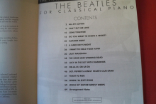 Beatles - For Classical Piano Songbook Notenbuch Piano