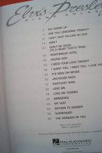 Elvis - Piano Solos (2nd Edition) Songbook Notenbuch Piano