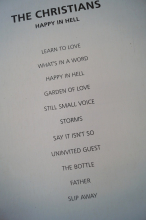 Christians - Happy in Hell Songbook Notenbuch Piano Vocal Guitar PVG