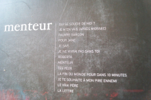 Cali - Menteur Songbook Notenbuch Piano Vocal Guitar PVG