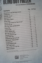 Blind Boy Fuller - Early Masters of American Blues Guitar (mit CD) Songbook Notenbuch Vocal Guitar