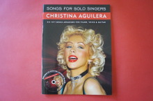 Christina Aguilera - Songs for Solo Singers (mit CD) Songbook Notenbuch Piano Vocal Guitar PVG