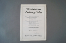 Biertrinkers Lieblingslieder Notenheft