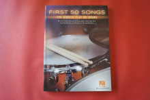 First 50 Songs on Drums Songbook Notenbuch Drums