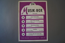 Musik-Box Heft 314 Notenheft