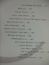 Celine Dion - The Colour of my Love Songbook Notenbuch Piano Vocal Guitar PVG