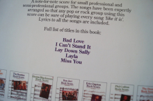 Eric Clapton - Rock Score 1 & 2 Songbooks Notenbücher für Bands (Transcribed Scores)