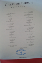 Chris de Burgh - Anthology Songbook Notenbuch Piano Vocal Guitar PVG