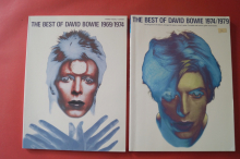 David Bowie - Best of 1974/1979 & 1969/1974 Songbooks Notenbücher Piano Vocal Guitar PVG