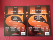 David Bowie - Hot Songs 1 & 2 Songbooks Notenbücher Piano Vocal Guitar PVG