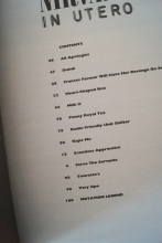 Nirvana - In Utero Songbook Notenbuch Vocal Guitar