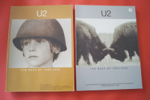 U2 - Best of 1980-1990 & 1990-2000 Songbooks Notenbücher Vocal Guitar