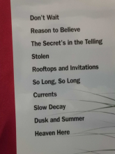 Dashboard Confessional - Dusk and Summer Songbook Notenbuch Vocal Guitar