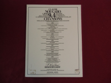 Claude Nougaro - Chansons Songbook Notenbuch Piano Vocal Guitar PVG
