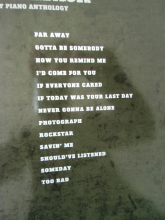 Nickelback - Easy Piano Anthology Songbook Notenbuch Vocal Easy Piano