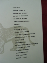 Bob Marley - One Love (Best of ) Songbook Notenbuch Piano Vocal Guitar PVG