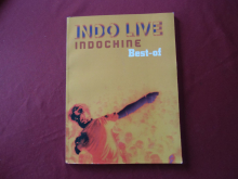 Indochine - Indo Live (Best of) Songbook Notenbuch Piano Vocal Guitar PVG