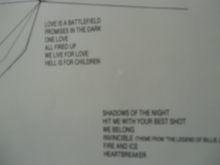 Pat Benatar - Best Shots Songbook Notenbuch Piano Vocal Guitar PVG