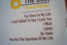 Stevie Wonder - 6 of the Best Songbook Notenbuch Piano Vocal Guitar PVG