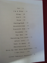 Ed Sheeran - x (Multiplicate) Songbook Notenbuch Vocal Guitar