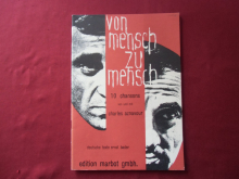 Charles Aznavour - Von Mensch zu Mensch Songbook Notenbuch Piano Vocal Guitar PVG