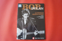 Bob Dylan - 12 Songs for Easy Guitar Songbook Notenbuch Vocal Easy Guitar