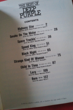 Deep Purple - The Best of Songbook Notenbuch für Bands (Transcribed Scores)