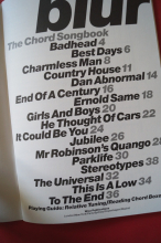 Blur - Chord Songbook SongbookVocal Guitar Chords